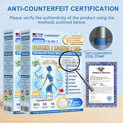 𝐀𝗠𝒁𝑲𝗘𝑬𝙋® 𝐀𝗠𝗣𝑲*𝐌𝗼𝗿𝗶𝗻𝗴𝗮*𝐁𝗲𝗿𝗯𝗲𝗿𝗶𝗻𝗲 𝟏𝟎-𝗶𝗻-𝟏 𝐌𝗲𝘁𝗮𝗯𝗼𝗹𝗶𝗰 𝐒𝘂𝗽𝗽𝗼𝗿𝘁 𝐍𝗮𝗻𝗼 𝐌𝗶𝗰𝗿𝗼𝗻𝗲𝗲𝗱𝗹𝗲 𝐏𝗮𝘁𝗰𝗵 🇺🇸 (𝗢𝗻𝗹𝘆 𝗢𝗻𝗰𝗲 𝗗𝗮𝗶𝗹𝘆, 𝗩𝗶𝘀𝗶𝗯𝗹𝗲 𝗥𝗲𝘀𝘂𝗹𝘁𝘀 𝗶𝗻 𝟳 𝗗𝗮𝘆𝘀) ✅𝗙𝗼𝗿 𝗢𝘃𝗲𝗿𝘄𝗲𝗶𝗴𝗵𝘁, 𝗟𝗼𝗼𝘀𝗲 𝗦𝗸𝗶𝗻, 𝗗𝗶𝗮𝗯𝗲𝘁𝗲𝘀, 𝗦𝗹𝗲𝗲𝗽 𝗔𝗽𝗻𝗲𝗮, 𝗝𝗼𝗶𝗻𝘁 𝗣𝗿𝗼𝗯𝗹𝗲𝗺𝘀 𝗮𝗻𝗱 𝗠𝗼𝗿𝗲