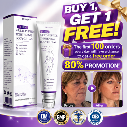 𝐇𝐈𝐒𝐊𝐈𝐍® 𝐏𝐃𝐑𝐍 𝐌𝐮𝐥𝐭𝐢-𝐏𝐞𝐩𝐭𝐢𝐝𝐞 𝐌𝐚𝐬𝐬𝐚𝐠𝐢𝐧𝐠 𝐁𝐨𝐝𝐲 𝐑𝐨𝐥𝐥𝐞𝐫 𝐂𝐫𝐞𝐚𝐦- Anti-aging, Hydrating, Skin Firming & Lifting, Skin Repair, Even Tone, Acne and Dark Spot Treatment, Wart and Mole Removal, and Psoriasis Relief.